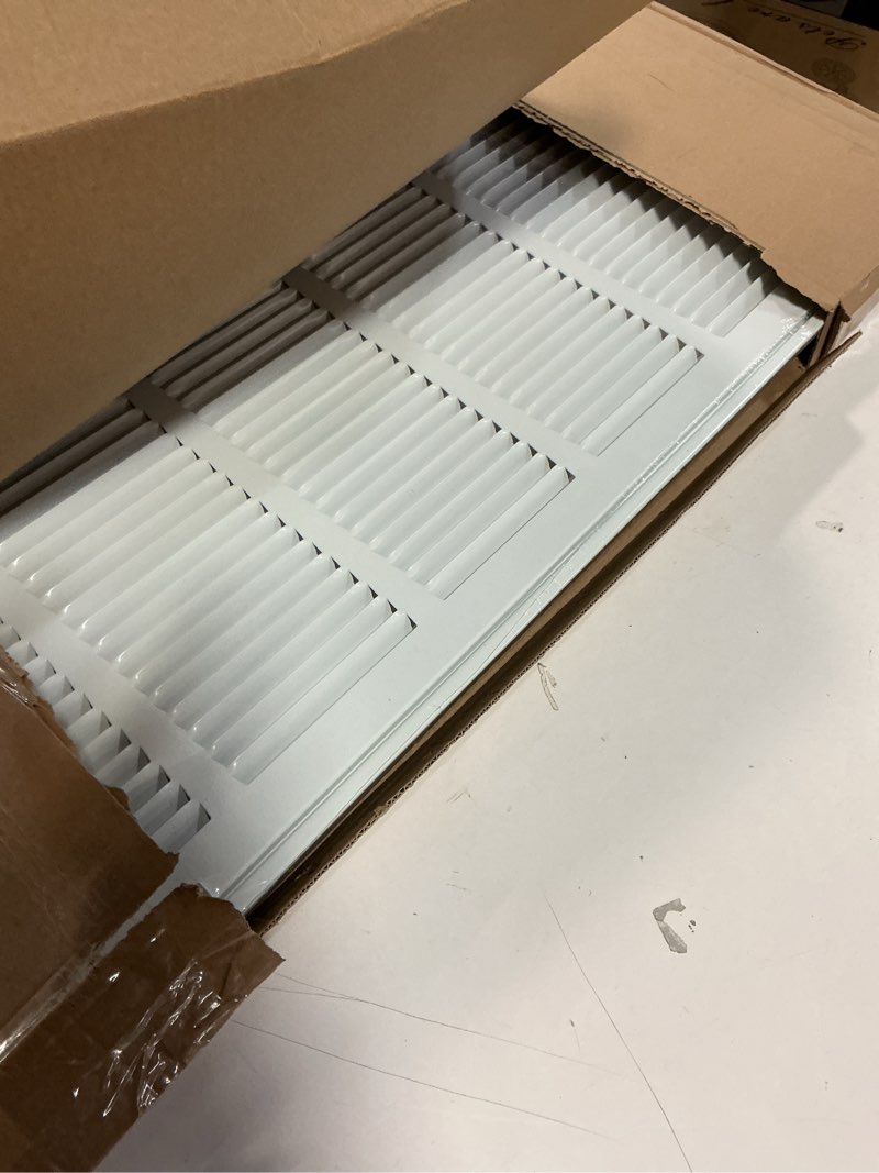 Condition photo showing New/Like New for 30'' x 20'' Return Air Grille [Duct Opening Size] Return Vent Cover for Wall or Ceiling,Steel Return Air Grill Removable Face/Door for 1 inch Filters (30"W x 20"H [Duct Opening])