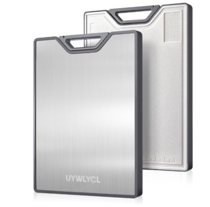 Double-Sided Stainless Steel Cutting Board - Premium Non-Toxic, Dishwasher Safe Metal Chopping Board