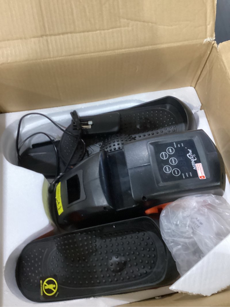 Condition photo showing Good Condition for Under Desk Elliptical Machine, Electric Elliptical Leg Exerciser for Seniors with 12 Adjustable, Portable Quiet Elliptical Exercise Machine, Seated Pedal Exerciser with Remote Control