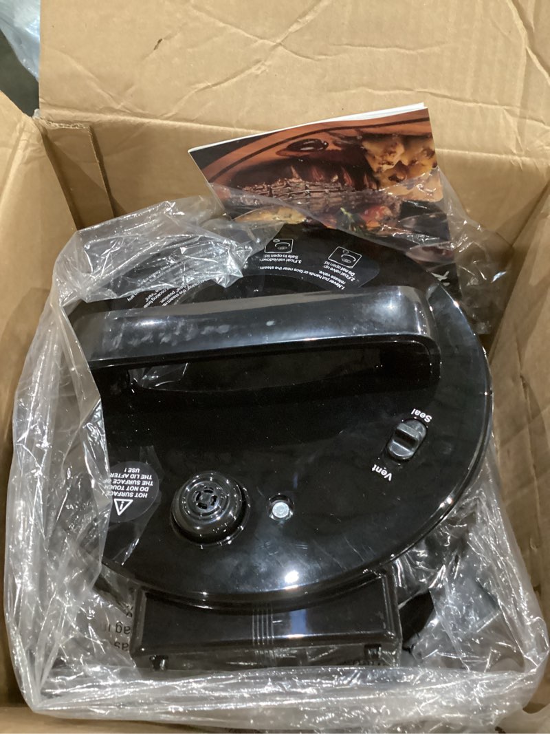 Condition photo showing Good Condition for electric pressure cooker 6 qt, 9 functions programmable instant pot with imd touchscreen, rice cook, slow cook, steam, sauté, warm, 16+ safety features, 1000w silver