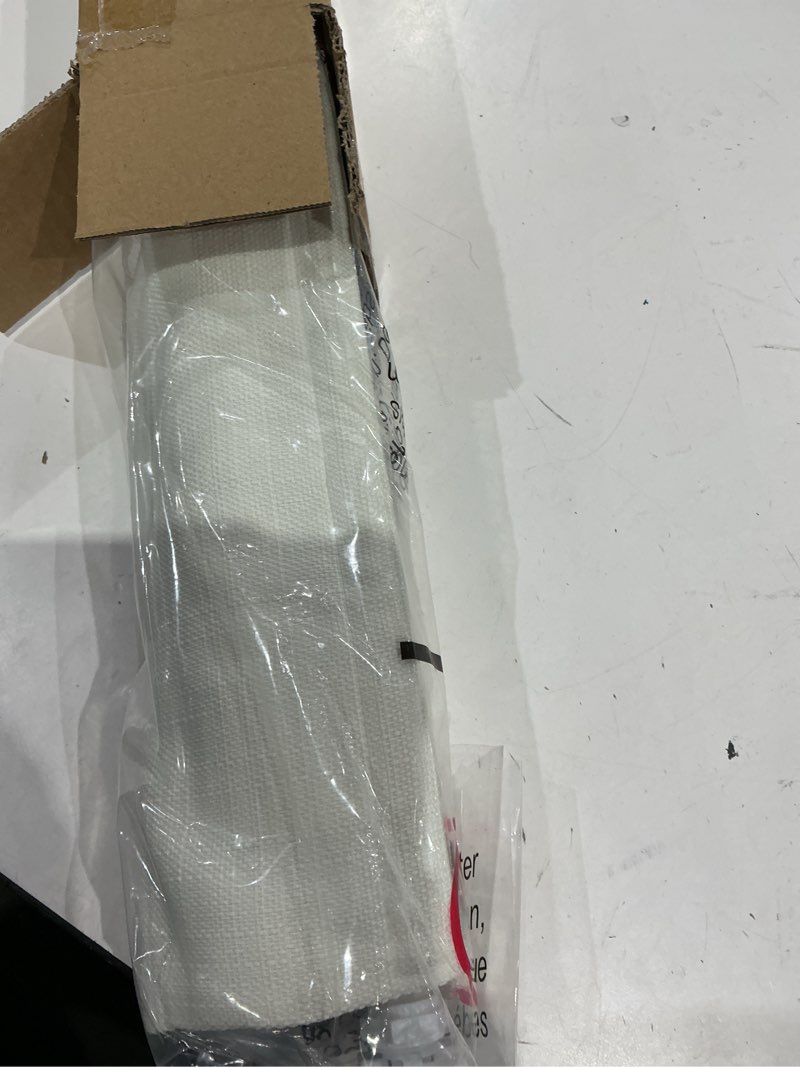 Condition photo showing Good Condition for lazblinds no drill roman shades for windows, cordless light filtering window shades with uv protection, polyester fabric for bedroom & living room, 22" w x 64" h, off white light filtering - off white 22"w x 64"h
