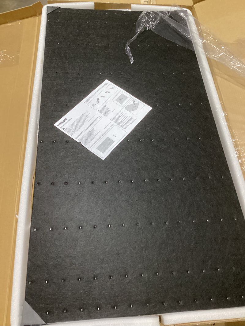 Condition photo showing Good Condition for tonor wood wall panels for interior wall decor, 4 pack 47.2" x 23.6"(31ft²) wood slat acoustic panels, soundproof wall panels for noise cancelling and decoration, living room, bedroom, office, oak