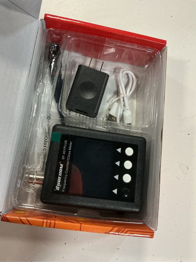 Condition photo showing Good Condition for sf401 plus 27mhz-3000mhz radio portable frequency counter meter with ctccss dcs decoder