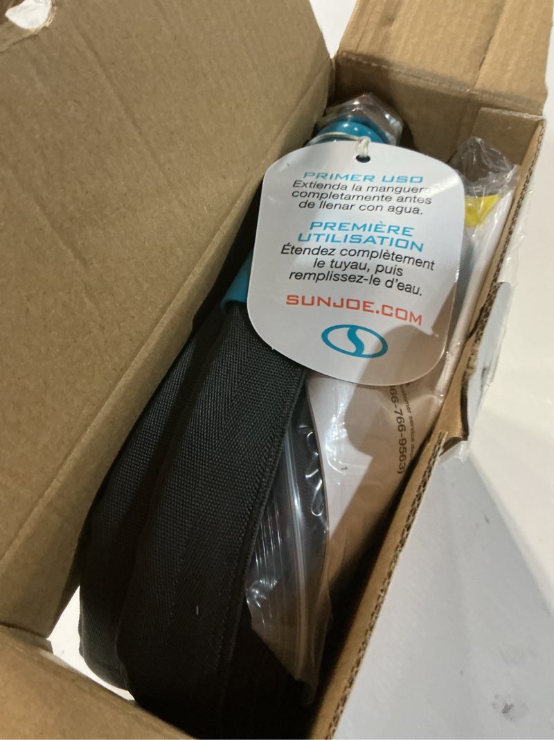 Condition photo showing New/Like New for Aqua Joe AJFJH25-58-PRO FiberJacket Non-Expanding Kink-Free Garden, RV, Marine and Camper Hose, Ultra-Lightweight, Drinking Water Safe, ft, 25-Foot x 5/8-Inch