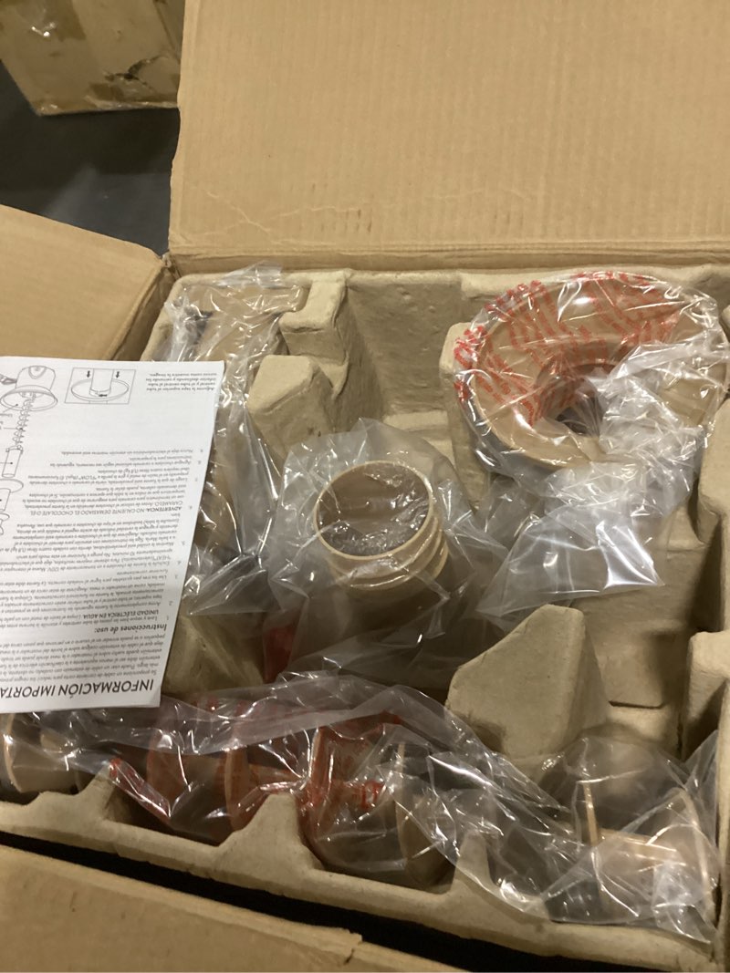 Condition photo showing As Is for **AS IS** (box damage) Wilton Chocolate Pro Chocolate Fountain and Fondue Fountain - Designed to Keep Chocolate Melted for Easy Treat Dipping, 3-Tier, 16-Inches Tall, 4-lb Capacity No Size Brown