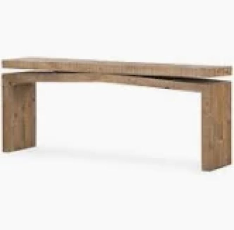Henn Solid Wood Console Table