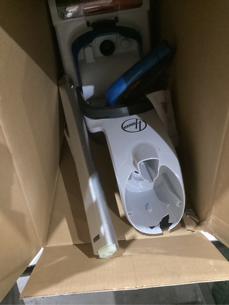Condition photo showing As Is for hoover powerdash pet compact carpet cleaner machine, lightweight carpet shampooer machine, pair with a hoover carpet cleaner solution for a bright, refreshed home