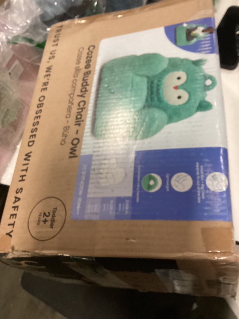 Condition photo showing New/Like New for Delta Children Owl Cozee Buddy Chair, Teal