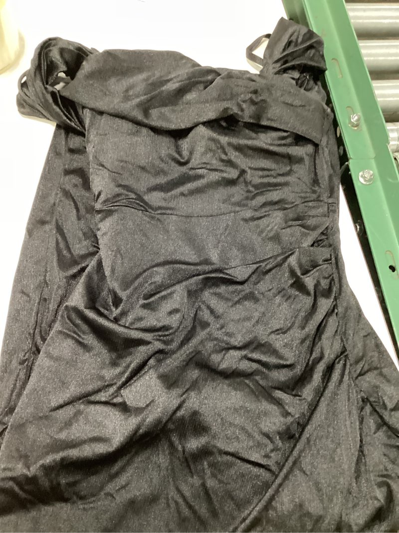 Condition photo showing Good Condition for popilush womens shapewear maxi dress multi way wear off the shoulder bodycon long cocktail formal dresses black x-small