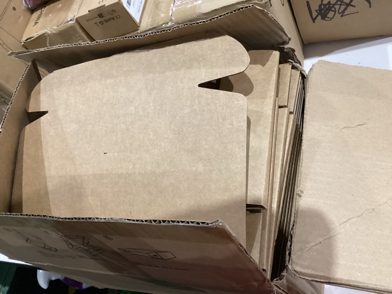 Condition photo showing Good Condition for 8x6x2 inch Shipping Boxes Pack of 25, Brown Corrugated Cardboard Box Mailer Boxes for Packaging Small Business Shipping?Recyclable Moving Storage Mailing Boxes Bulk Book Literature Gift Giving 8x6x2 -25 Pack