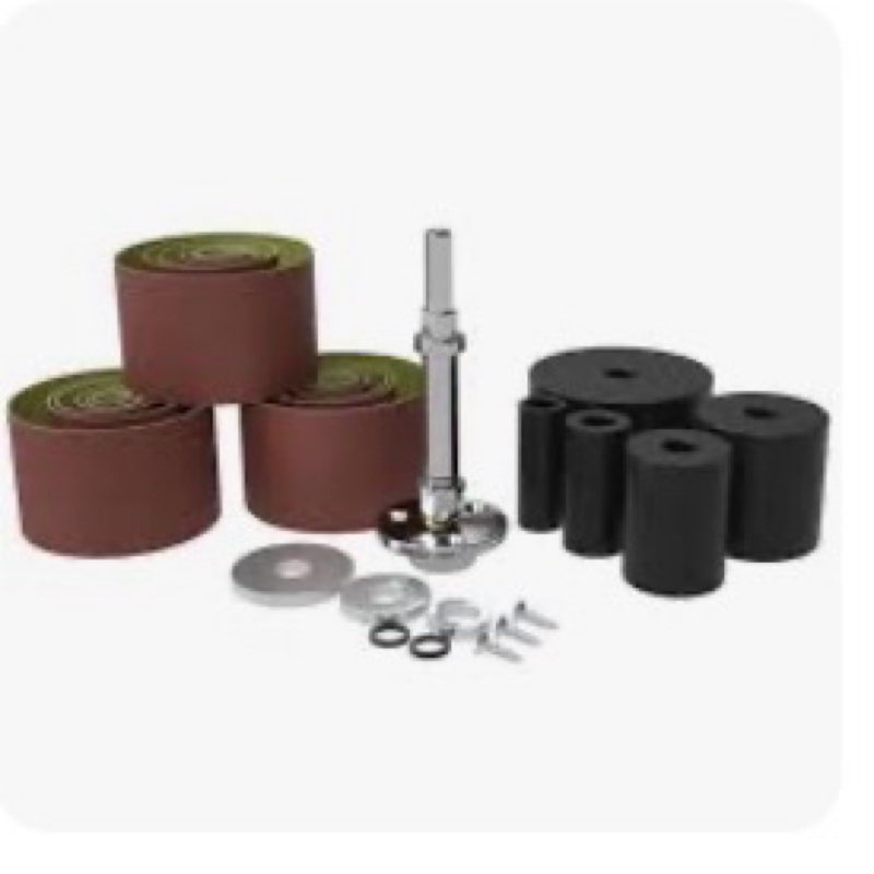 NXTUL Small Drill Press Sanding Spindle Starter Kit | 2“ Mandrel with Bottom Support design for Maxi