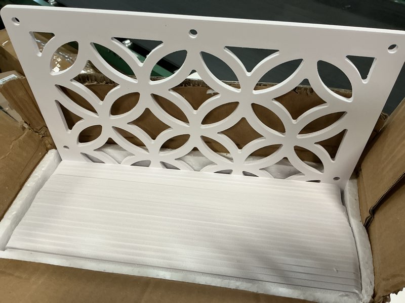 Condition photo showing Good Condition for Boshen 24PCS Hanging Room Divider Wall Screen Panel Room Divider Panels Privacy Screen Divider Home Decor for Living Room Bedroom Home Office Restaurant Decor-White02