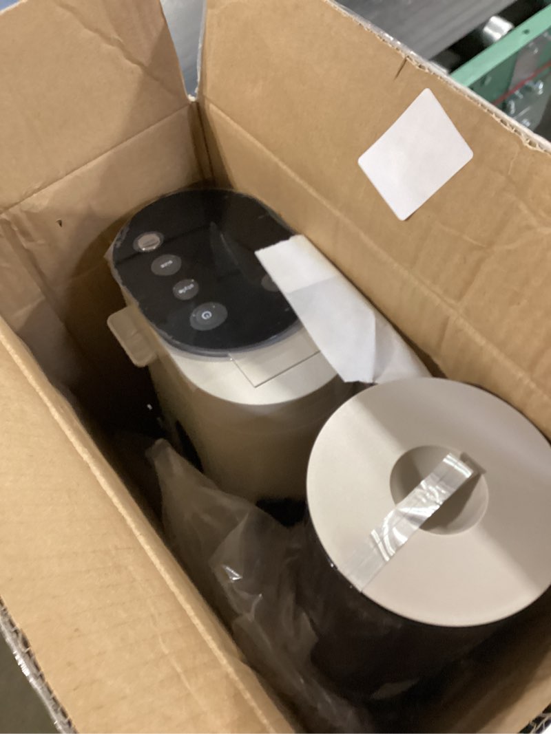 Condition photo showing As Is for Ninja Pod & Grounds | Coffee Maker | XL Single-Serve | K-Cup Pod Compatible | Brews Grounds | Compact Design | Built-In Milk Frother | 68-oz. Reservoir, 6-oz. Cup to 24-oz. Mug Sizes | Stone |PB055AST