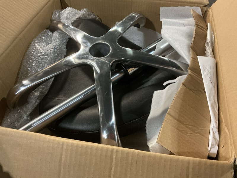 Condition photo showing Good Condition for Saddle Stool Chair with Wheels,Ergonomic Swivel Rolling Height Adjustable for Salon Beauty Clinic Dentist Tattoo Home Office No Backrest Black