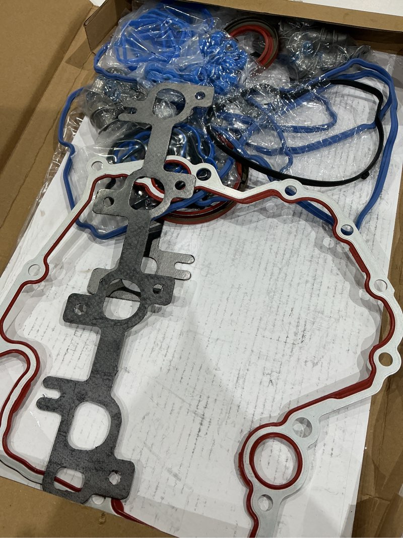 Condition photo showing As Is for head gasket set, 4.7l, for dodge ram 1500/dakota/durango, for jeep commander/grand cherokee 04-07, for chrysler aspen 07,for mitsubishi raider 06-07, v8 sohc vin code: n j p,hs26157pt-1(77pcs) for durango 4.7l 2004-2007