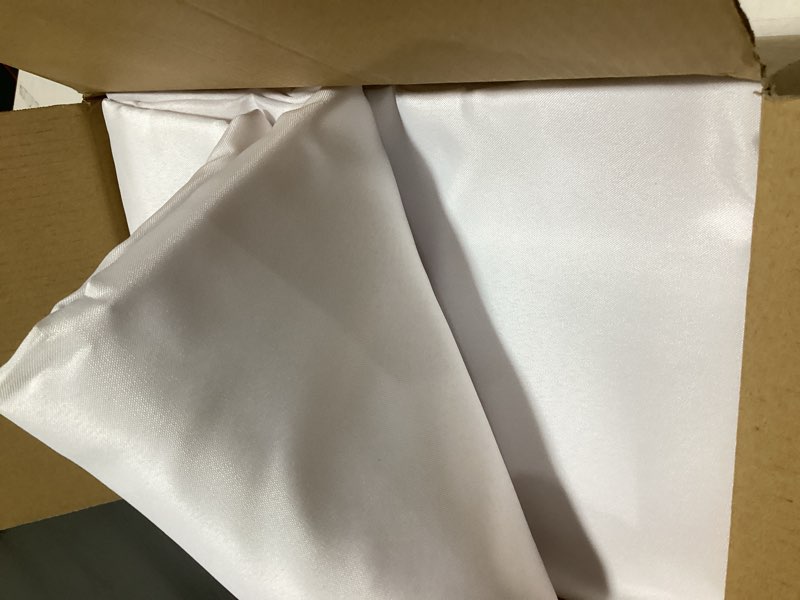 Condition photo showing Good Condition for sancua 8 pack white tablecloth 60 x 102 inch, rectangle table cloth for 6 feet tables - stain and wrinkle resistant washable polyester table cover for dining tables, buffet parties and camping white 8 pack 60x102 inch