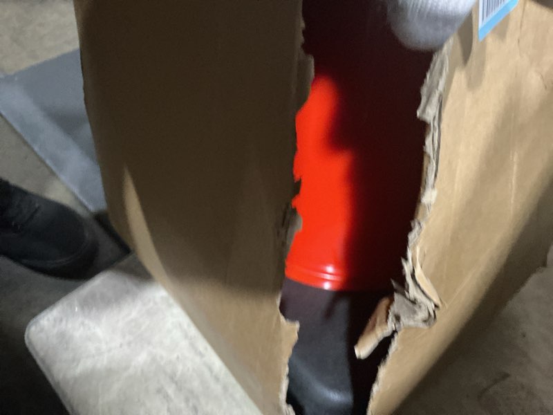 Condition photo showing Good Condition for 3PACK 28inches Safety Cones Orange PVC Traffic Cone with Weighted Base for Parking Flexible Durable Stable Reflective Honeycomb Surface Ideal for Outdoor Use 28-INCH