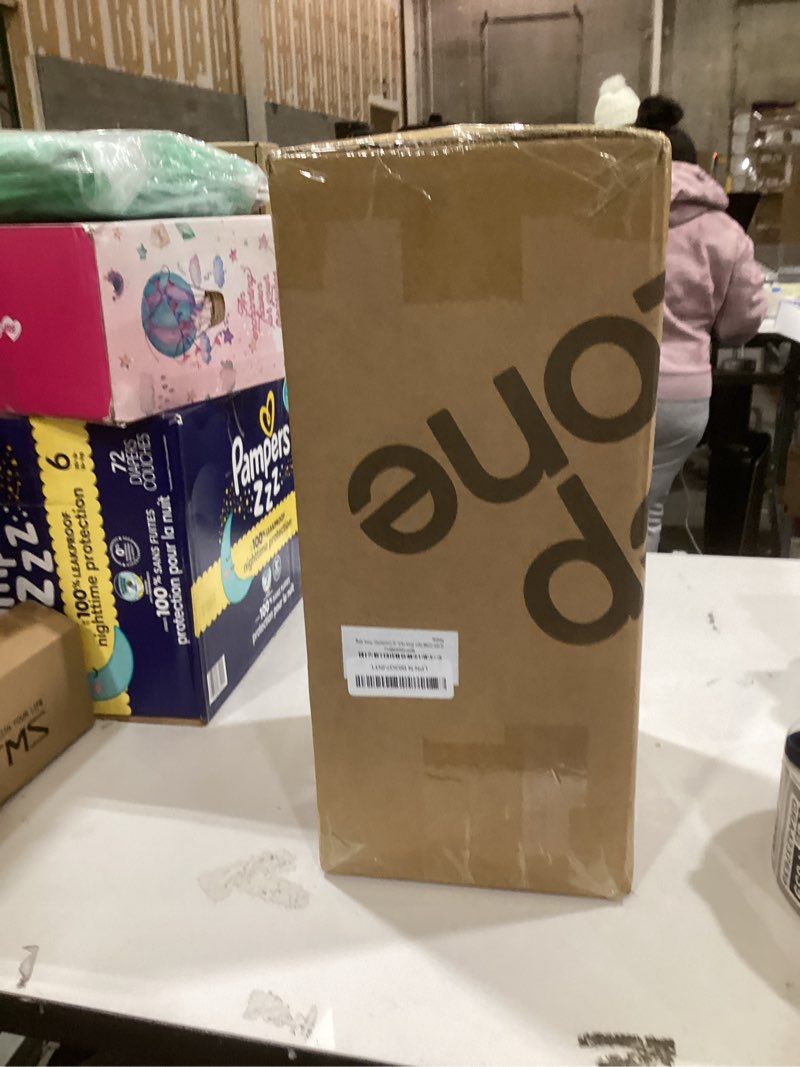 Condition photo showing New/Like New for SLEEP ZONE King Size Down Comforter Duvet Insert, Ultra Soft Printed All-Season Feather Duvet, Blue Paisley Blue Paisley King