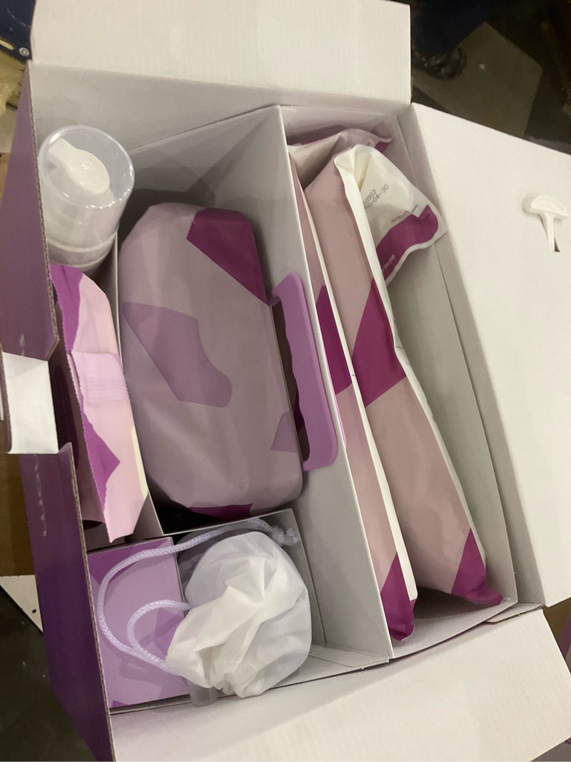 Condition photo showing New/Like New for Frida Mom 11pc Postpartum Essentials Kit Gift Set, Hospital Bag Must Haves for New Mom, Includes 4 Disposable Postpartum Underwear, 4 Ice Maxi Pads, Perineal Healing Foam & 24 Pad Liners & Peri Bottle Postpartum Kit