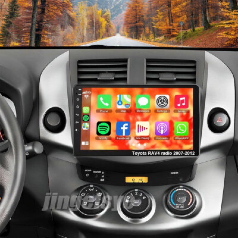 4core+64G Car Radio for Toyota RAV4 2007-2012 Support JBL 9 inch Touchscreen Stereo Replacement with