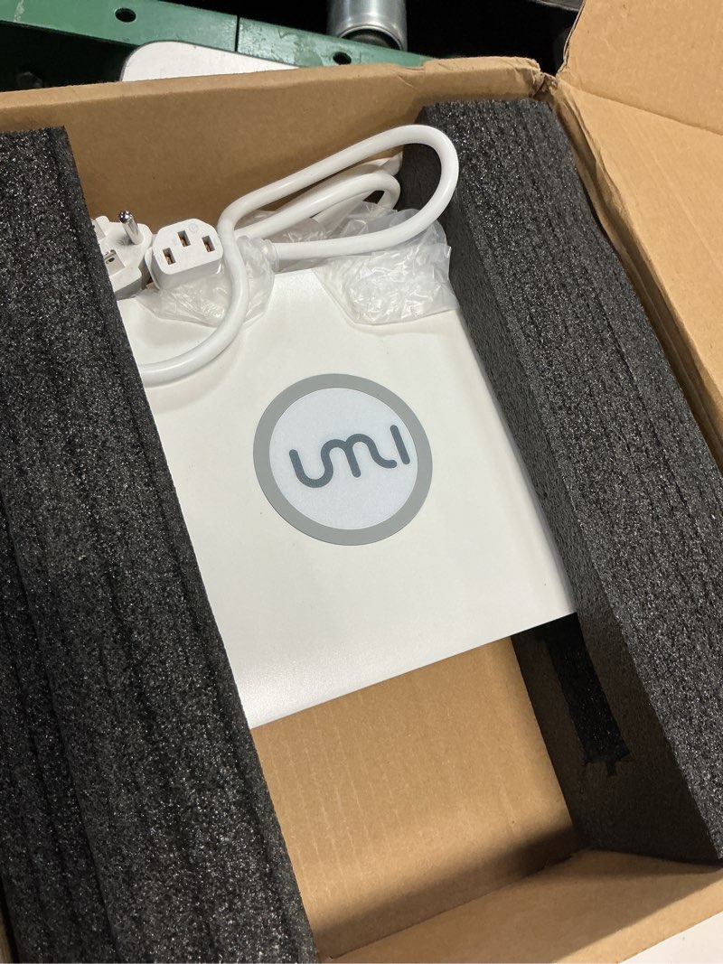 Condition photo showing As Is for umi 300w 110v to 220v step up converter 220-240v appliance use in us | electric transformer 120v to 240v voltages,asia use in us canada mexico,heavy duty,ce certified,safe and effective,white 300 watts