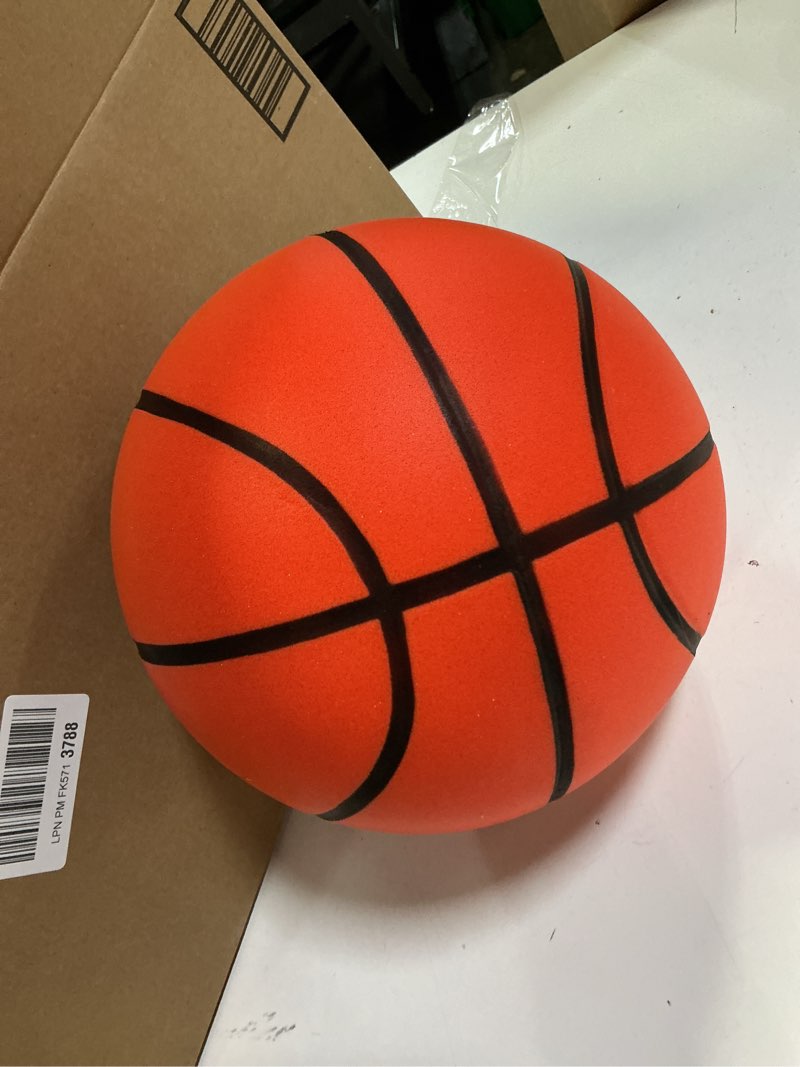Condition photo showing Good Condition for Groove-Grip Airless Silent Basketball No.7 (29.5") – Real Basketball Weight | Non-Compressed Shipping | Indoor Practice Orange No.7