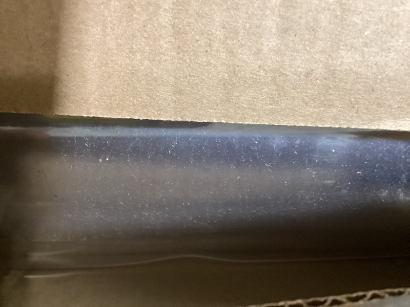 Condition photo showing Good Condition for Delamu Office Chair Mat for Hardwood Floor, 30"×48" Office Computer Desk Chair Mat, Clear PVC Heavy Duty Floor Protector Mats for Rolling Chairs (Only for Hard Floor) 30" x 48" Transparent