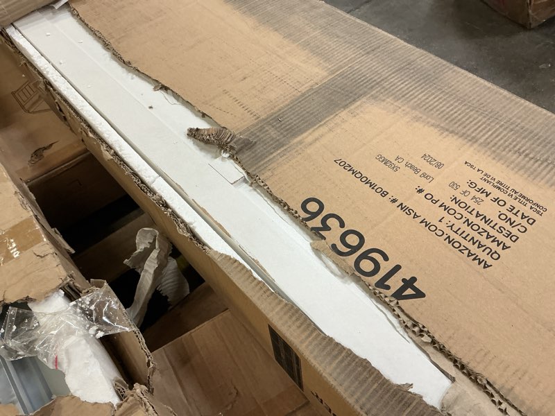 Condition photo showing As Is for Sauder Select Storage Cabinet/ Pantry cabinets, White finish