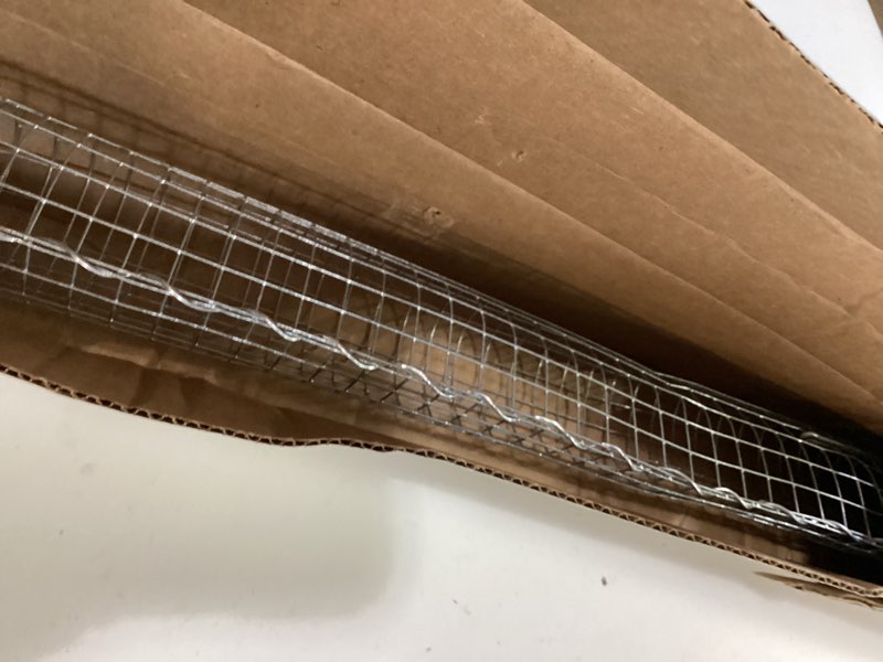 Condition photo showing As Is for backyard birds unlimited cedar whole in-shell peanut outdoor hanging wild bird feeder made in the usa-medium 32" inch silver/brown medium
