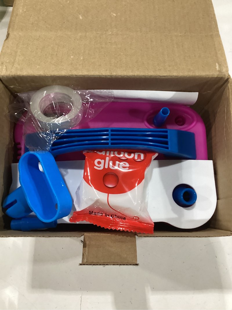 Condition photo showing New/Like New for electric balloon pump,110v 600w portable dual nozzles balloon pump,air pump balloon blower for party decorations with tying tool small red