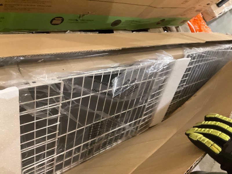 Condition photo showing As Is for Rolanstar Bed Frame Queen Size with Charging Station and LED Lights, Upholstered Headboard with Stor