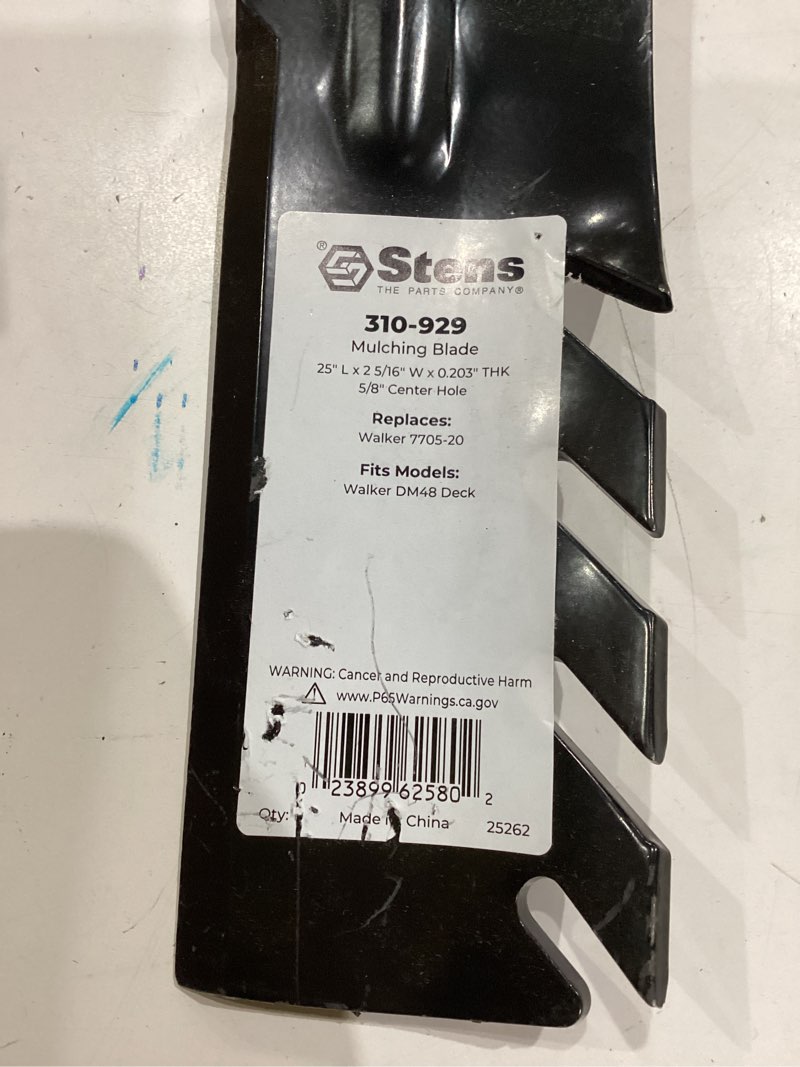 Stens ,Deck Standard Mower Blade for Walker