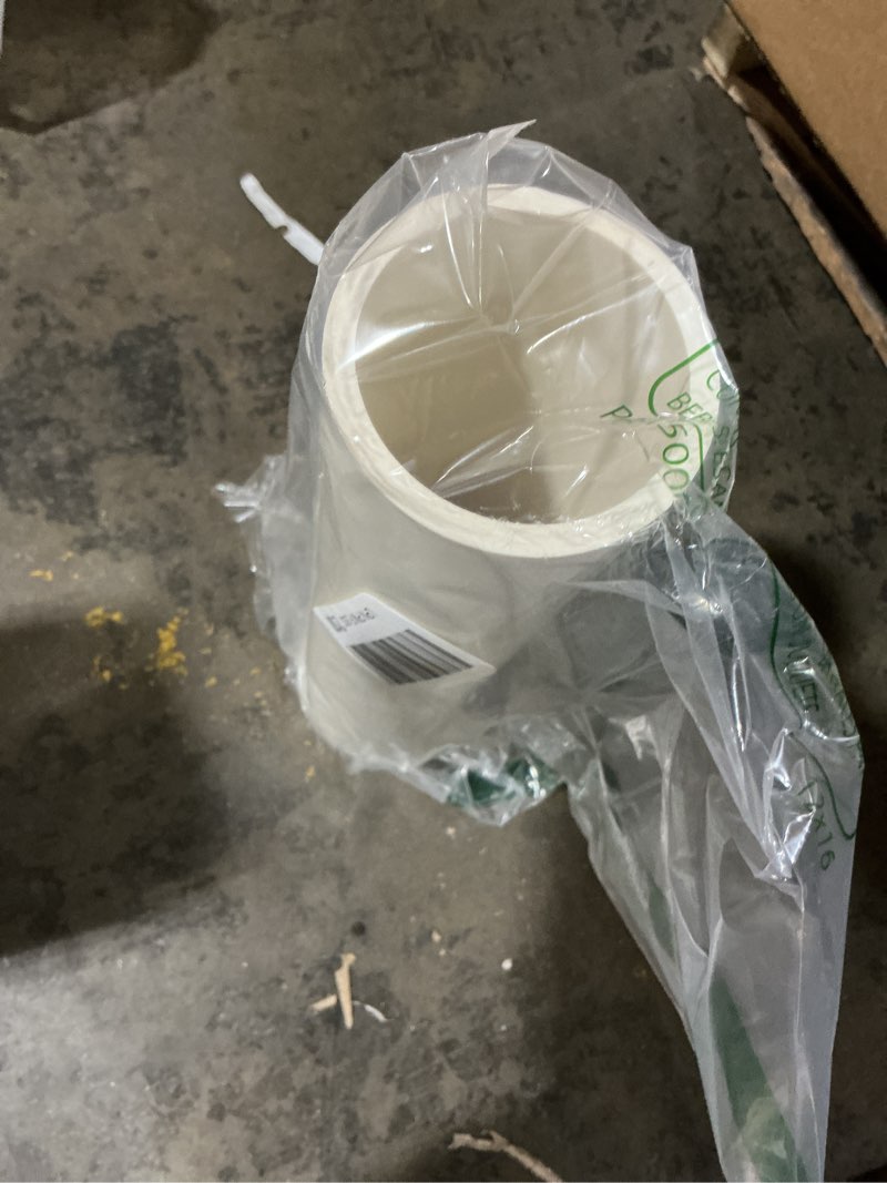 Condition photo showing Good Condition for MECCANIXITY PVC Rigid Tube Round Pipe Hardware Tubing 63.8mm(2 1/2 inch) ID 75mm(3 inch) OD 350mm White High Impact for Water Pipe Crafts Cable Sleeve White 63.8mm x 75mm