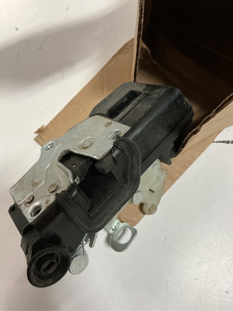 Condition photo showing As Is for newyall rear left driver side power door lock actuator latch for gmc sierra 1500 2007-2013 sierra 2500hd / 3500hd 2009-2010 chevy silverado 1500 2007-2013 silverado 2500hd / 3500hd 2009-2010