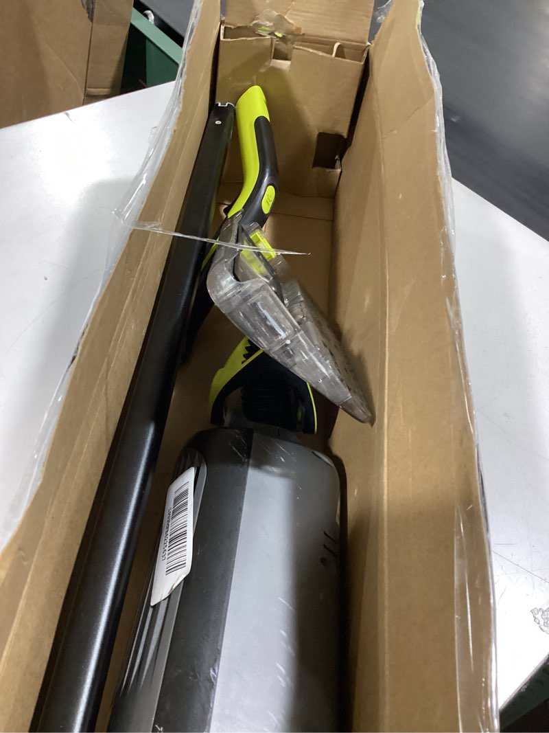 Condition photo showing As Is for Shark VACMOP Cordless Hard Floor Cleaner, Vacuum and Spray Mop, Powerful Suction, Lightweight, LED Headlights, Includes 4 Disposable Pads, 12oz Multi-Surface Cleaning Solution, Gray, VM252