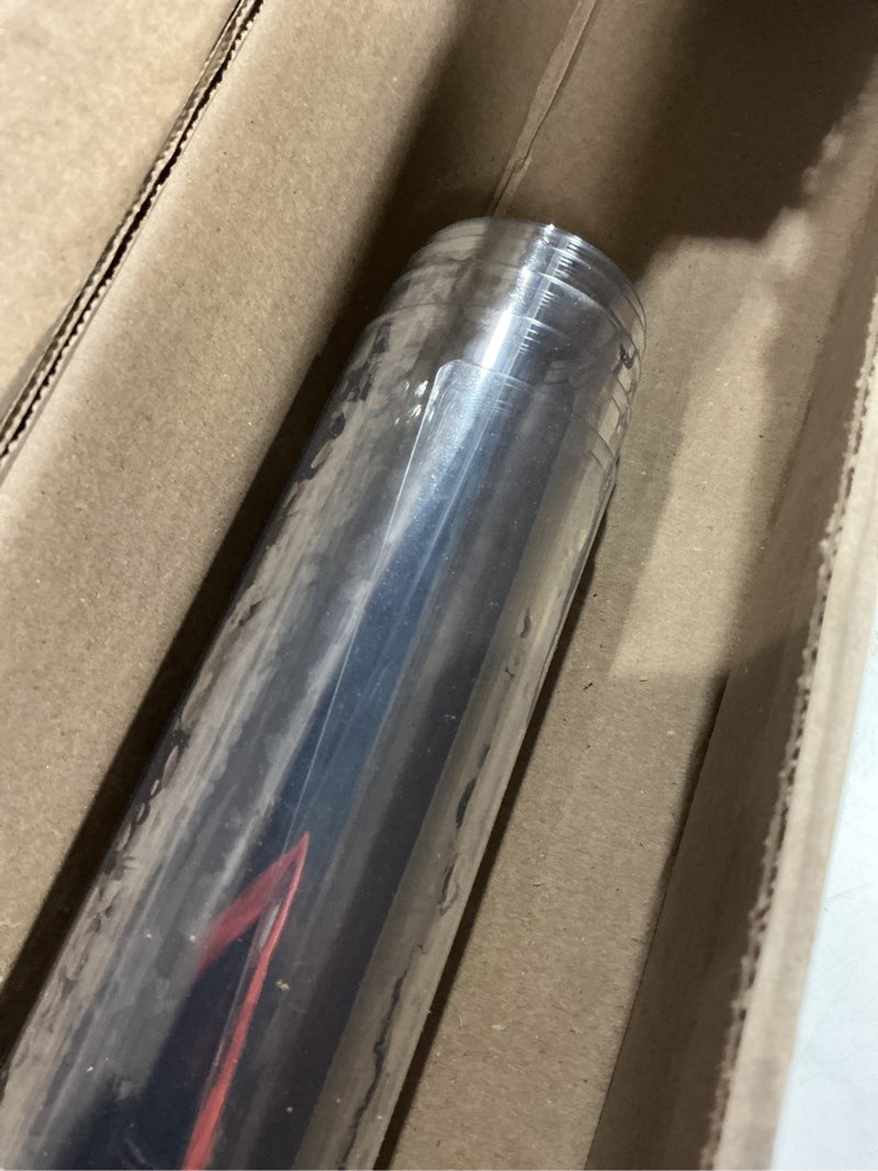 Condition photo showing As Is for LovePads Clear Table Cover Protector 42 x 78 Inch, 1.5mm Thick Plastic Table Cover, Table Protector for Dining Room Table, Waterproof Vinyl Tablecloth Table Pad Mat for Kitchen, Dresser, Writing Desk 42" x 78" (Rectangular) Clear 1.5mm