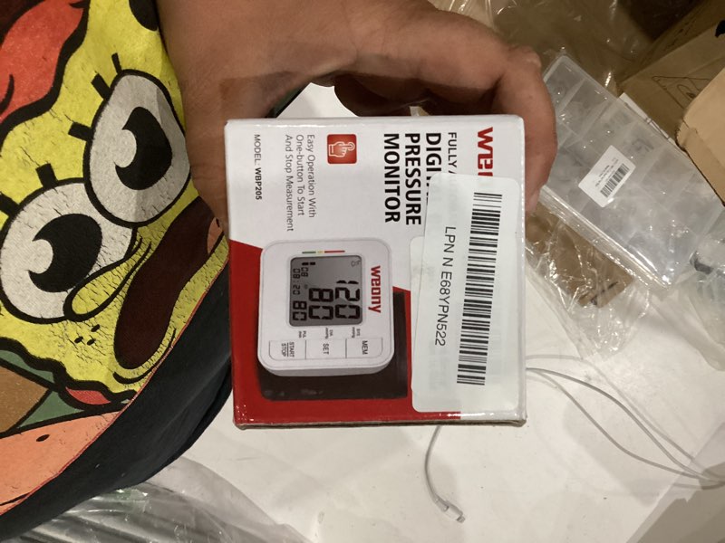 Condition photo showing Good Condition for blood pressure monitor for home use,automatic wrist blood pressure monitor,adjustable wrist blood pressure cuff (5.3-8.5”) 2 * 90 memory digital blood pressure machine with carrying case
