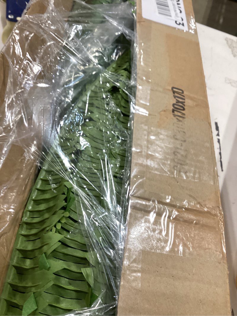 Condition photo showing Good Condition for cqure 128 branches fake ferns artificial plants large, 50" set of 2 artificial boston ferns faux hanging fake plants for outdoors planter home garden decor
