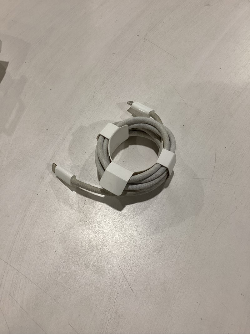 Condition photo showing As Is for apple 240w usb-c to usb-c woven charge cable (2 m): fast and convenient charging 2m
