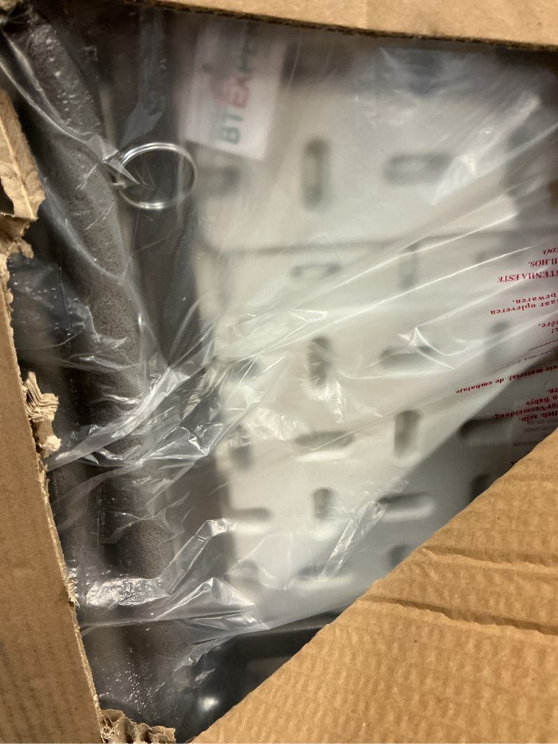 Condition photo showing Good Condition for btexpert white 32" round 43" bar height granite folding commercial portable banquet card plastic coffee dining table for wedding party coffee event home kitchen indoor outdoor set of 10 set of 10 white