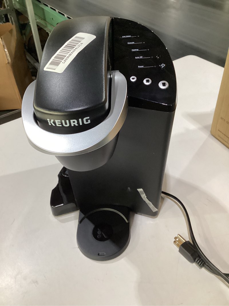 Condition photo showing Good Condition for Keurig K-Classic Single Serve K-Cup Pod Coffee Maker, with 3 Brew Sizes, 48oz Removable Reservoir, Black, USED, MISSING WATER TANK, NOT TESTED
