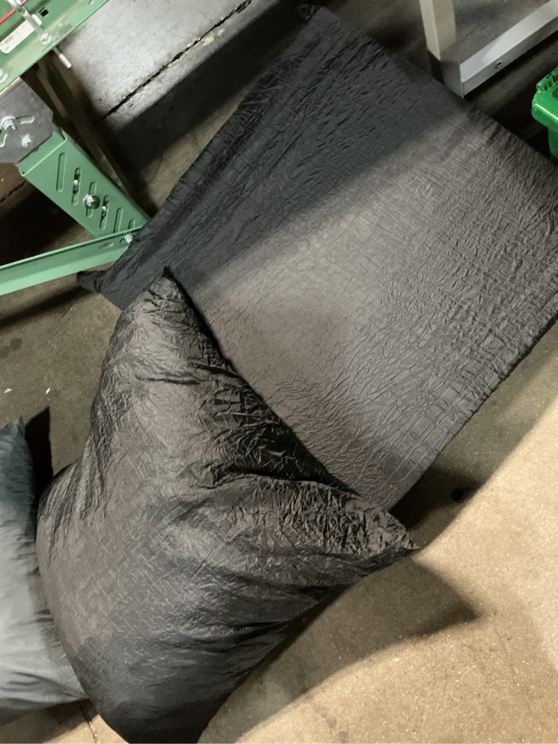 Condition photo showing As Is for iaseahk outdoor seat cushion set, waterproof & fade resistant patio chair cushions, outdoors cushion for patio furniture, 24 x 24 x 5.75 inch, outdoor couch cushions with handle and ties, spice spice 24*24+5.75/25*22.5 1