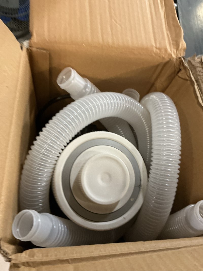 Condition photo showing As Is for intex c1000 krystal clear cartridge filter pump for above ground pools: 1000 gph pump flow rate – improved circulation and filtration – easy installation – improved water clarity – easy-to-clean