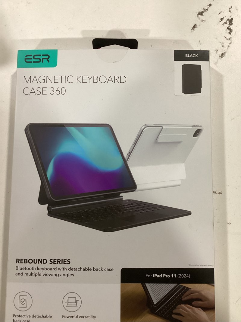 ESR iPad Pro 11 Inch Case with Keyboard (M5/M4, 2025/2024), iPad Pro 11(5th) Keyboard Case with Easy