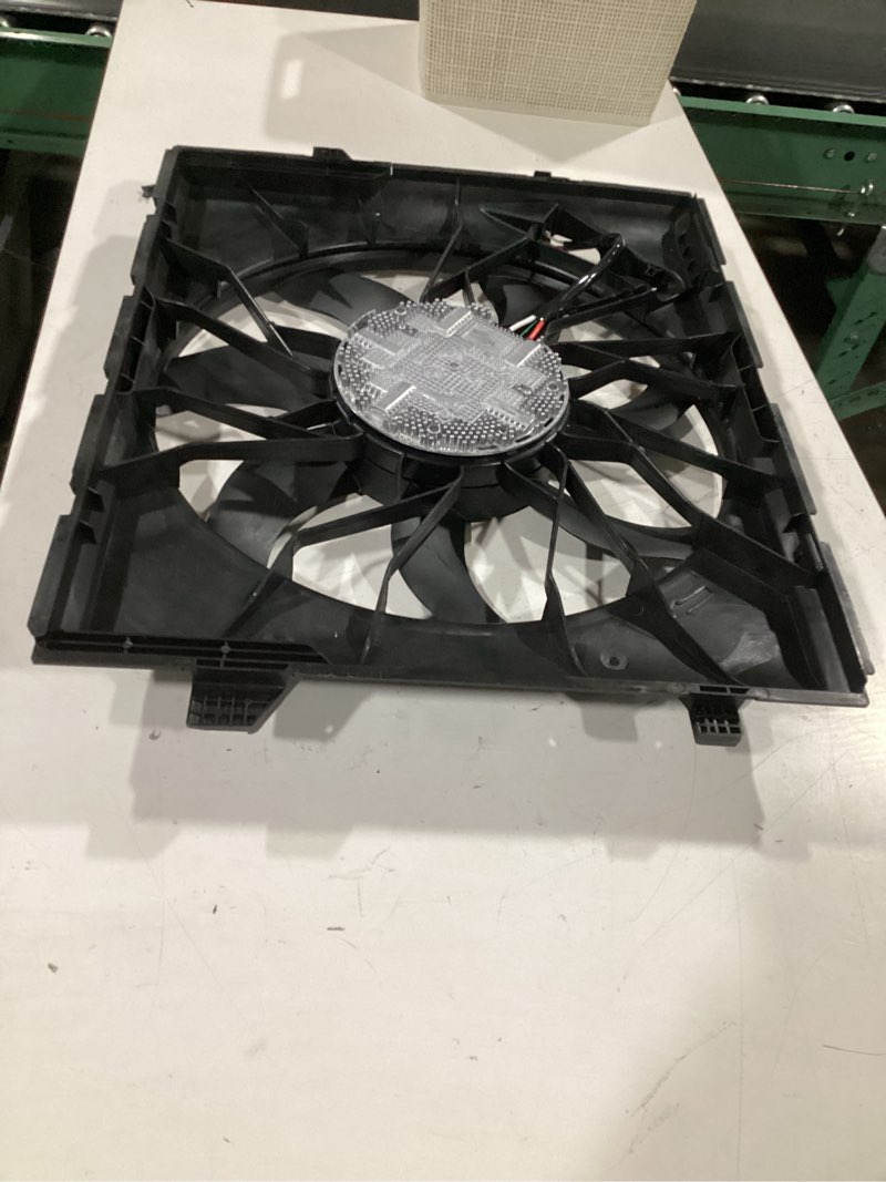 Condition photo showing As Is for radiator fan assembly replacement