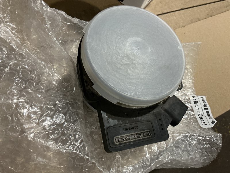 Condition photo showing As Is for Delphi AF10043 Mass Air Flow Sensor