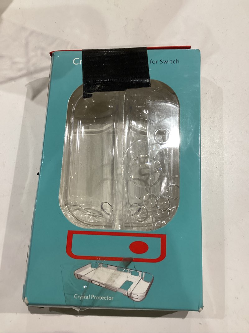Condition photo showing Good Condition for Dockable Clear Case for Nintendo Switch, VANJUNN 3 in 1 Protective Case Cover for Nintendo Switch and Joy-Con Controller with Clear Grip Cover Shock-Absorption(Crystal Clear,NOT for Switch OLED)