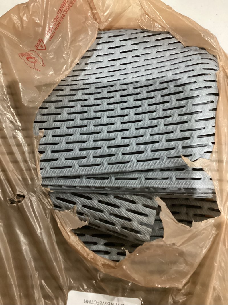 Condition photo showing Good Condition for Extra Large Shower Mat: 47"x32" Non Slip Shower Mats for Inside Shower, PVC Anti Slip Shower Stall Mats No Odor, Trimmable Walk in Shower Mats for Elderly Kids Grey 47" x 32" (Rectangular)