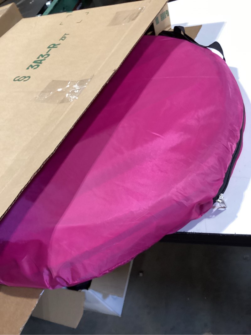 Condition photo showing Good Condition for wakeman pop up changing tent, 3.3 x 3.3 x 6.2ft, camping shower tent for portable toilet stall or dressing room with carry bag for camping, beach, or tailgate, polyester