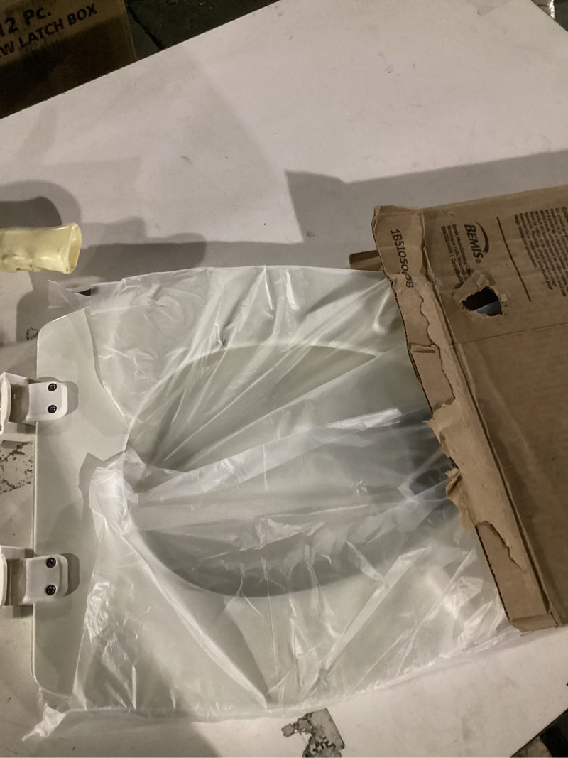 Bemis 1500EC Durable Wood Toilet Seat with Easy Clean Hinges, Made in USA, Elongated, Biscuit